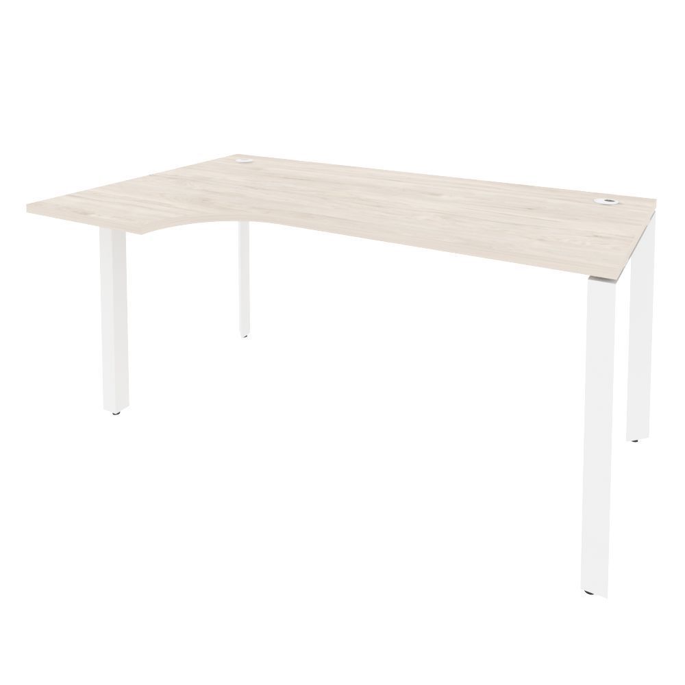 Стол эргономичный левый на П-образном м/к