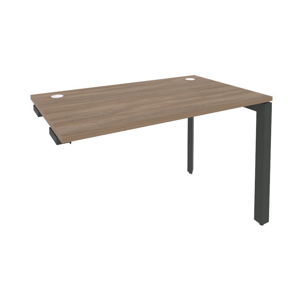 Стол-приставка на П-образном м/к к опорным элементам