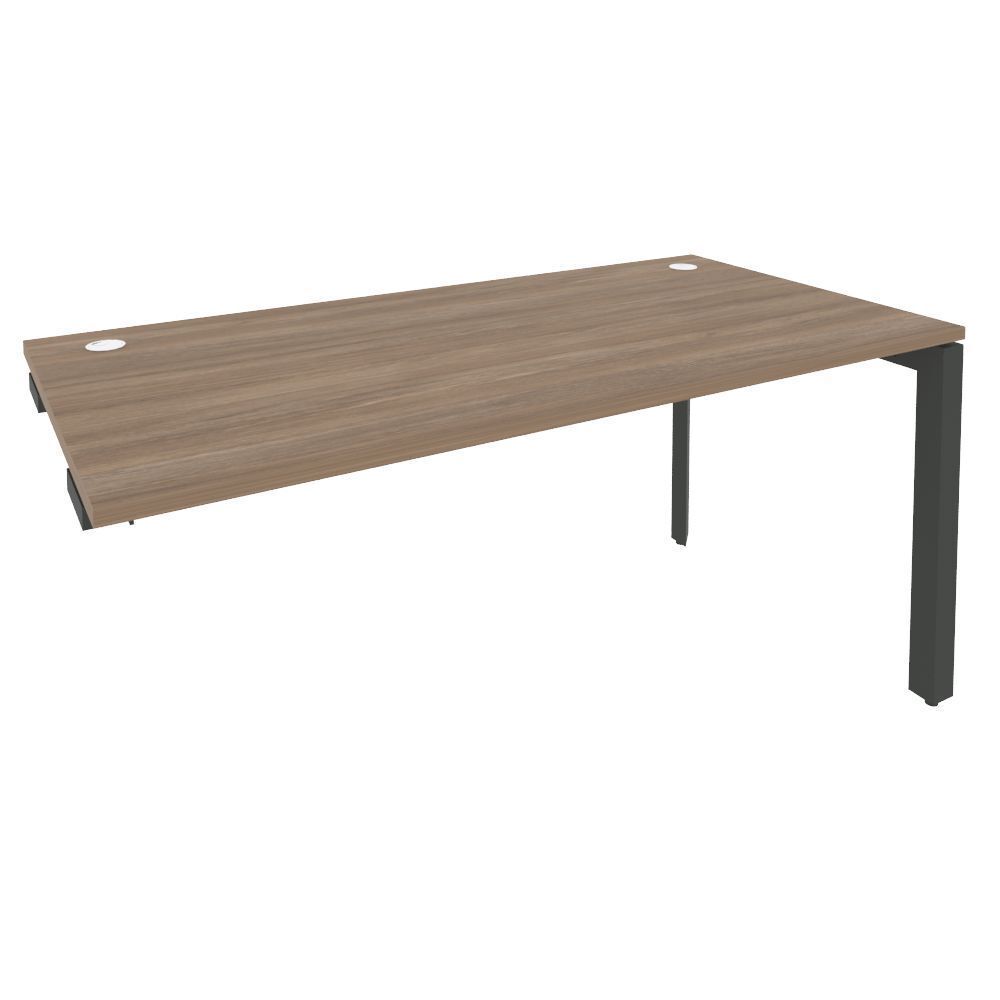 Стол-приставка на П-образном м/к к опорным элементам