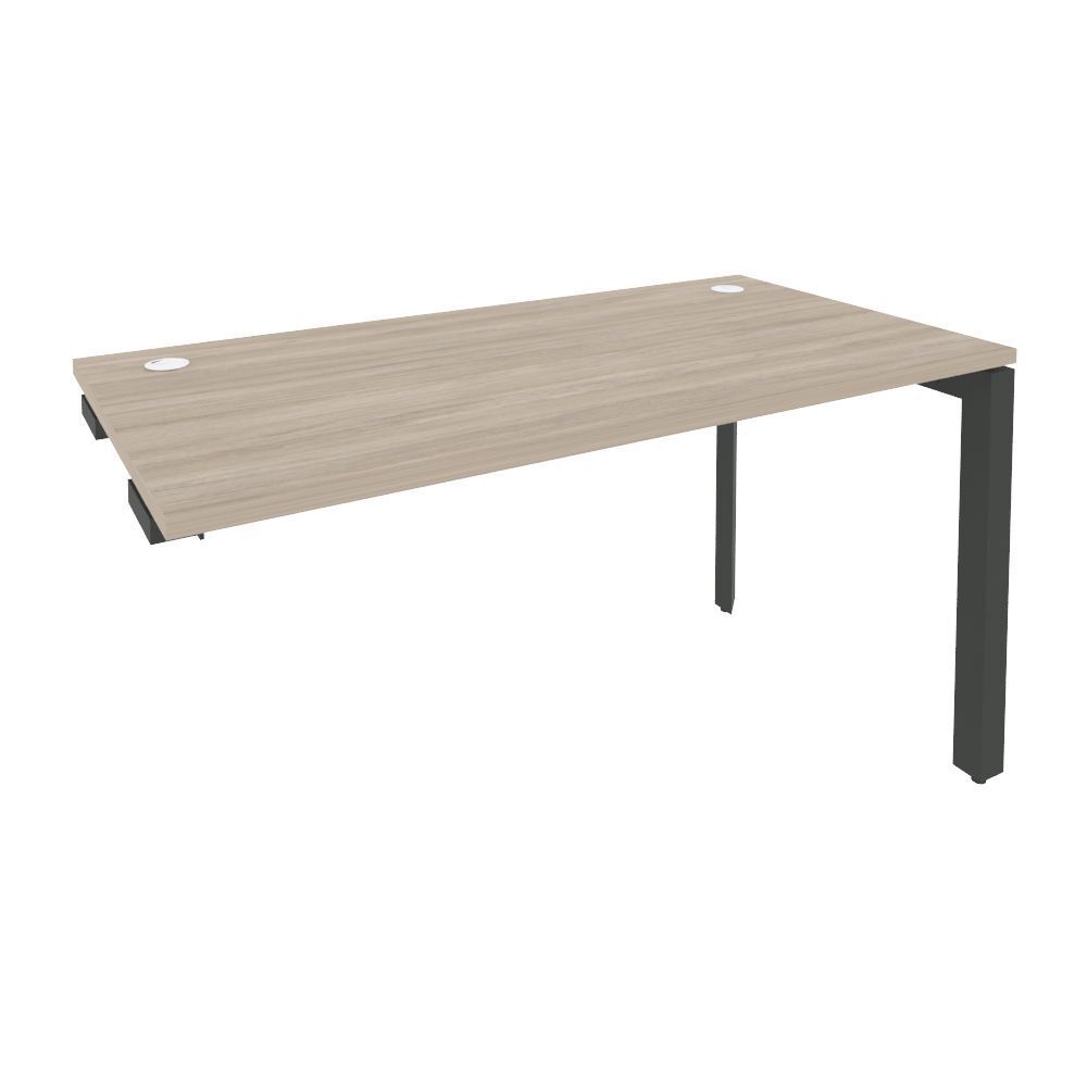 Стол-приставка на П-образном м/к к опорным элементам