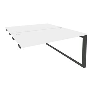 Стол-приставка двойной на О-образном м/к к опорным элементам