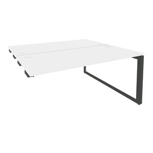 Стол-приставка двойной на О-образном м/к к опорным элементам