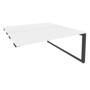 Стол-приставка двойной на О-образном м/к к опорным элементам