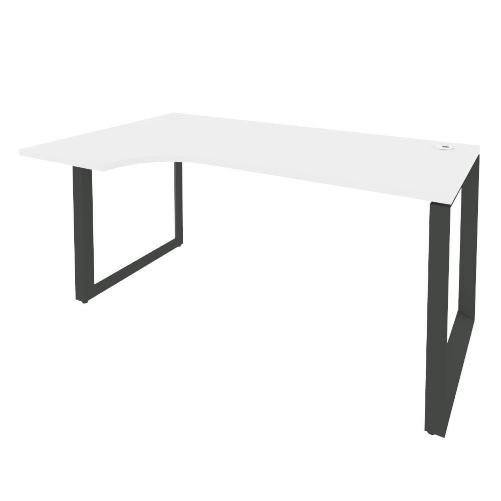 Стол эргономичный левый на О-образном м/к