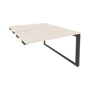 Стол-приставка двойной на О-образном м/к к опорным элементам