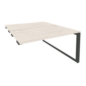 Стол-приставка двойной на О-образном м/к к опорным элементам