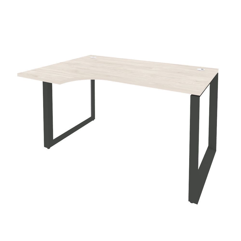 Стол эргономичный левый на О-образном м/к