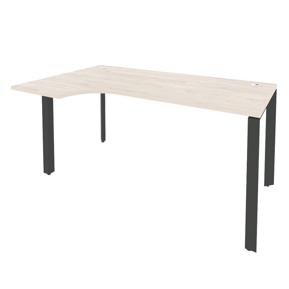 Стол эргономичный левый на П-образном м/к