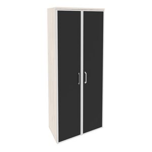 Шкаф высокий широкий (стекло черное)