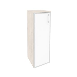 Шкаф средний узкий левый (стекло белое)