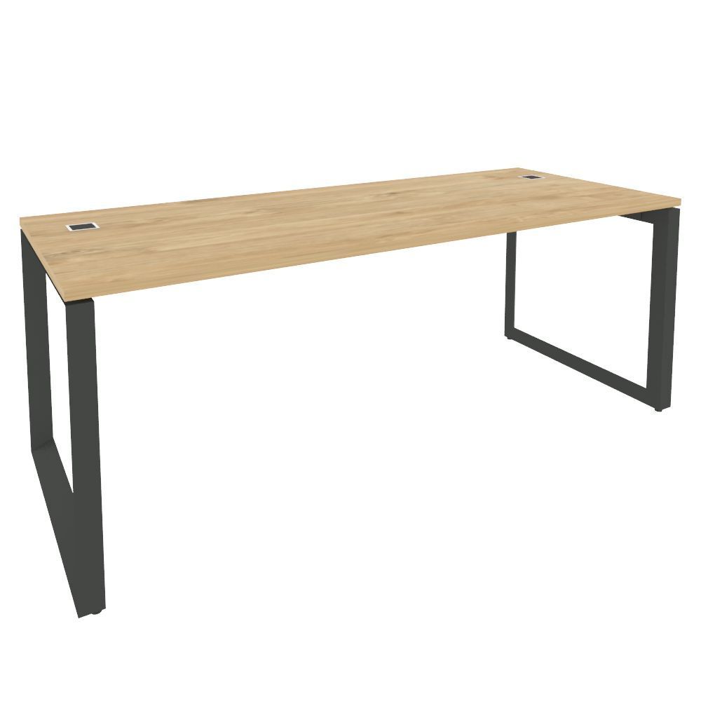 Стол рабочий руководителя на О-образном м/к