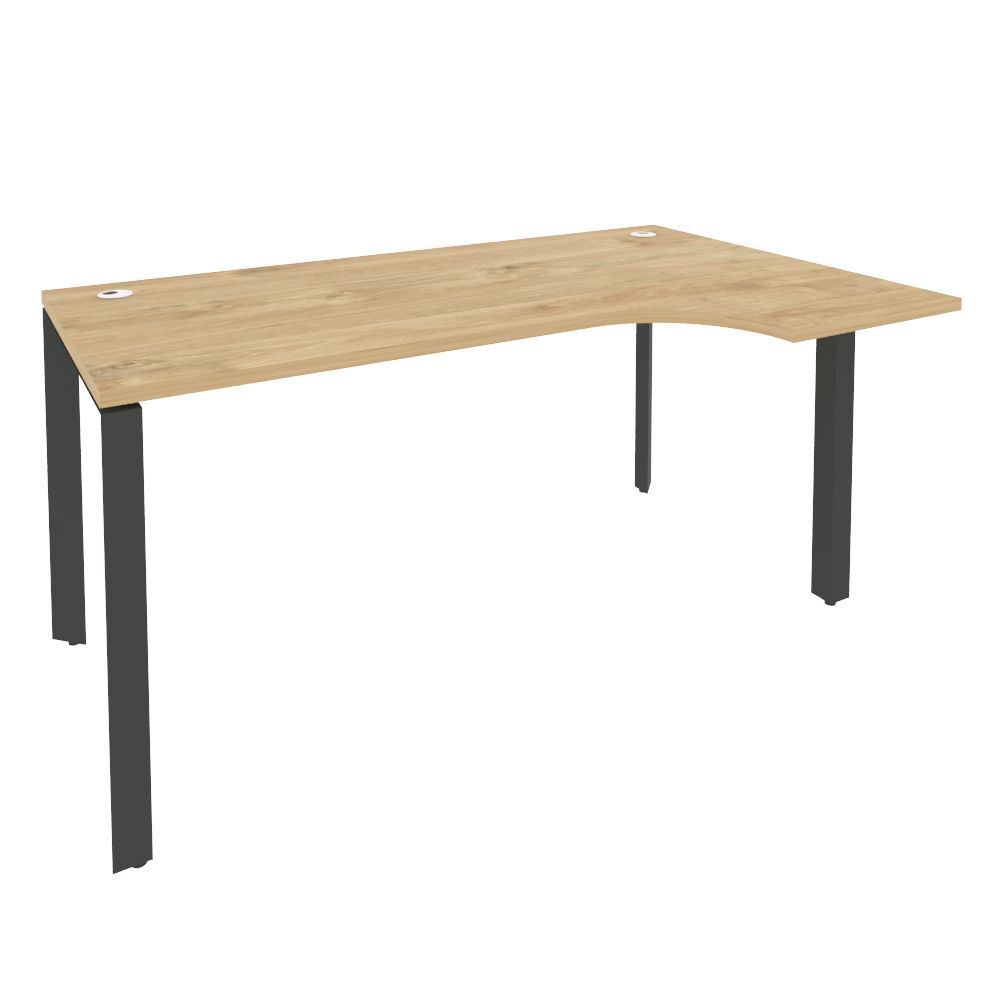 Стол эргономичный правый на П-образном м/к