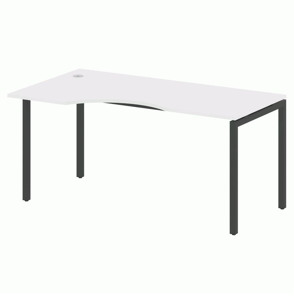 Стол криволинейный левый на П-образном м/к