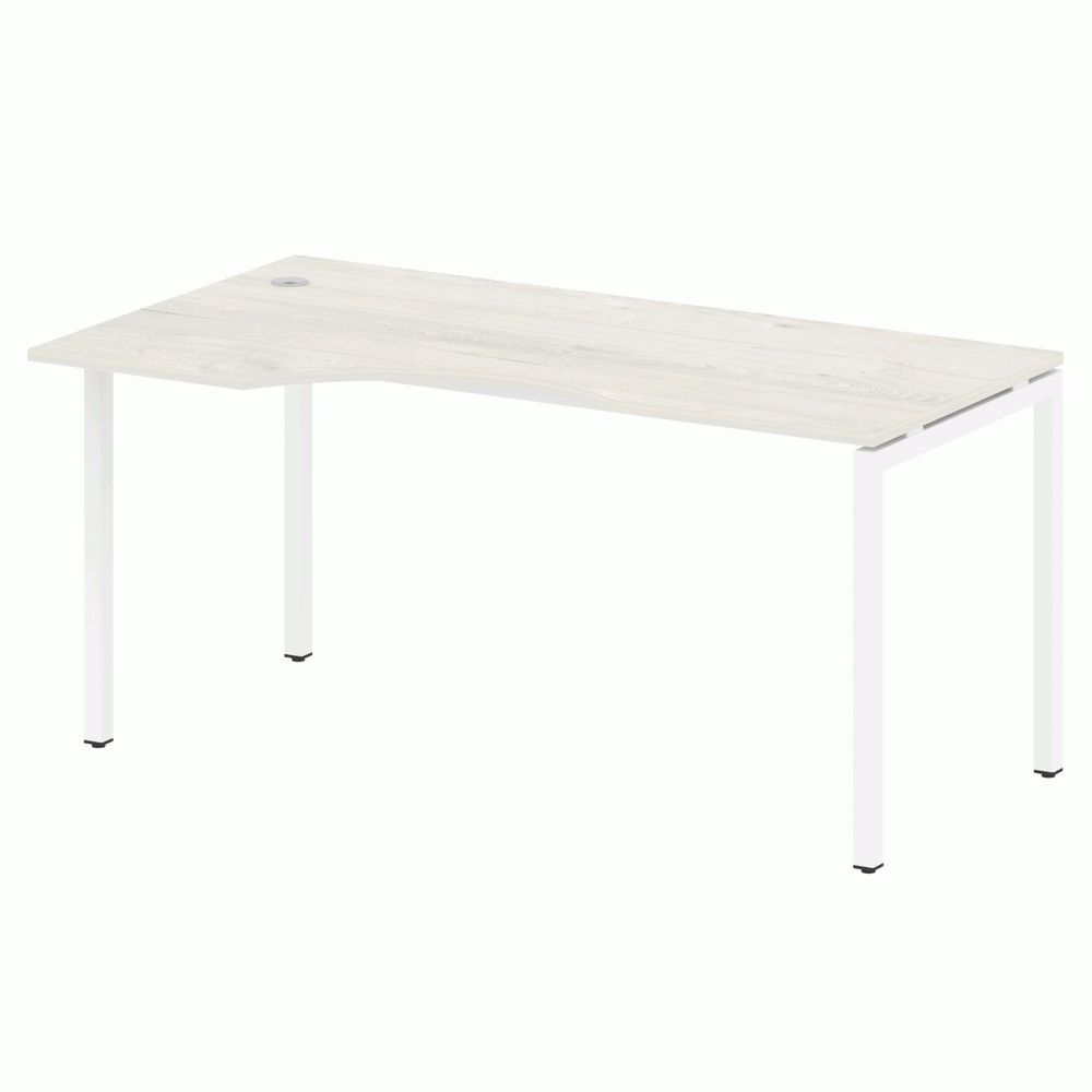 Стол криволинейный левый на П-образном м/к