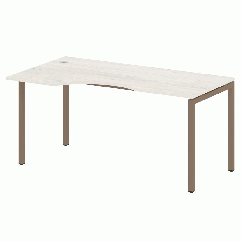 Стол криволинейный левый на П-образном м/к