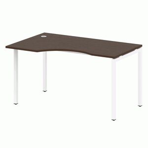 Стол криволинейный левый на П-образном м/к