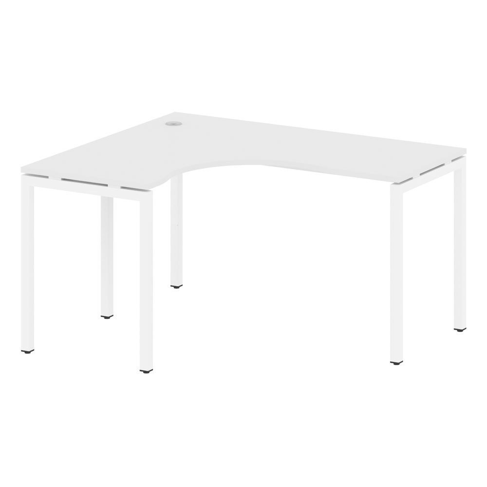 Стол криволинейный левый на П-образном м/к