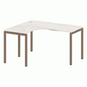 Стол криволинейный левый на П-образном м/к