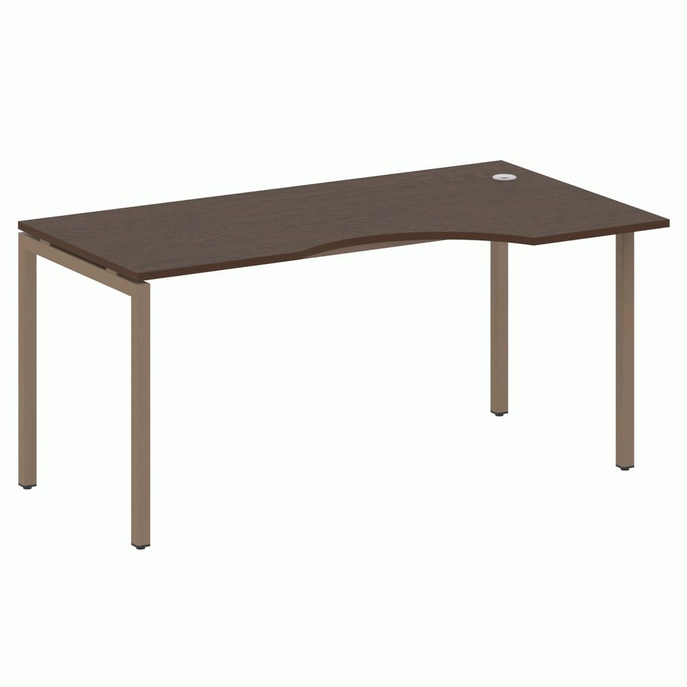 Стол криволинейный правый на П-образном м/к