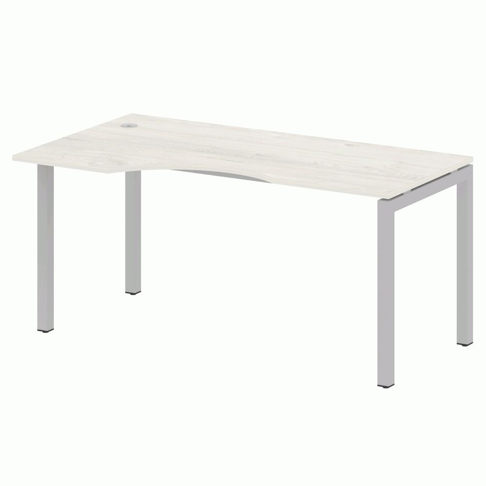 Стол криволинейный левый на П-образном м/к