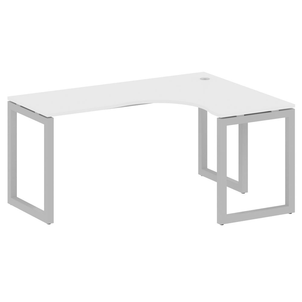 Стол криволинейный правый на О-образном м/к