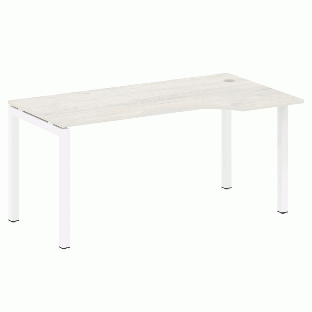 Стол криволинейный правый на П-образном м/к