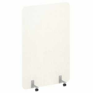 Перегородка на металлических опорах, на роликах