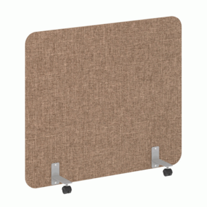 Перегородка на металлических опорах, на роликах