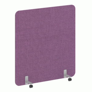 Перегородка на металлических опорах, на роликах