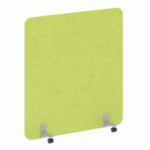 Перегородка на металлических опорах, на роликах