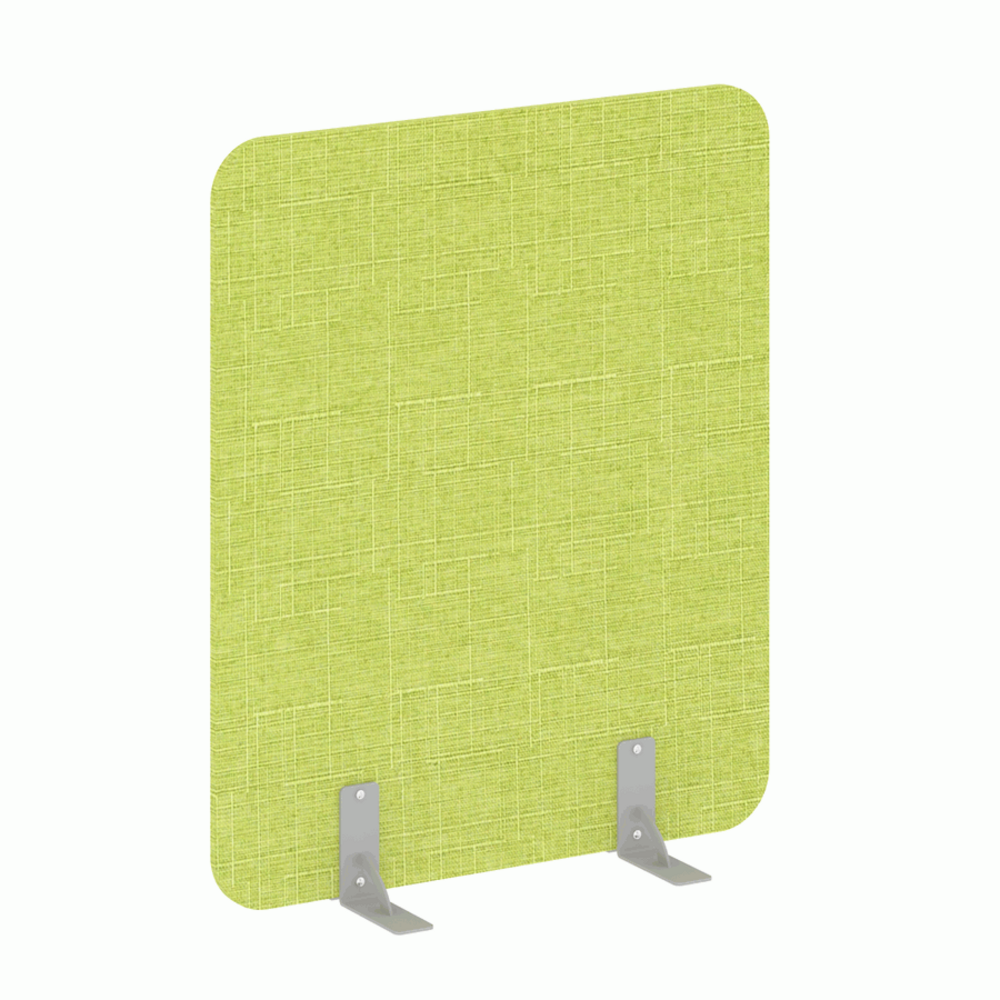 Перегородки на металлических опорах на фетровых подпятниках