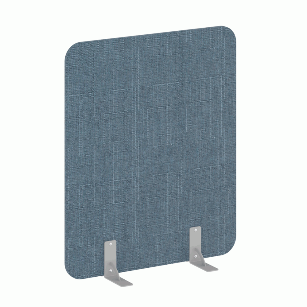 Перегородки на металлических опорах на фетровых подпятниках