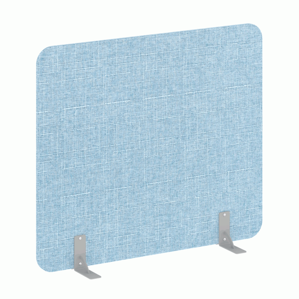 Перегородки на металлических опорах на фетровых подпятниках