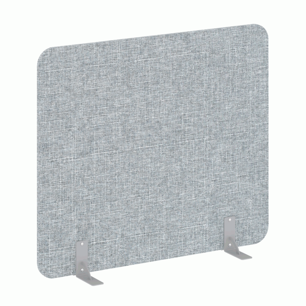 Перегородки на металлических опорах на фетровых подпятниках