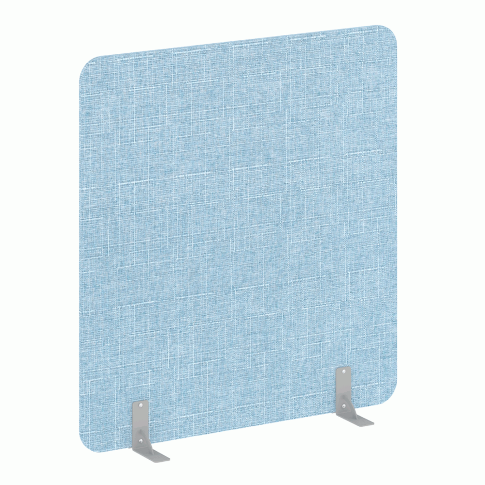 Перегородки на металлических опорах на фетровых подпятниках