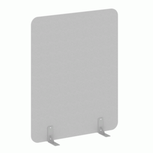 Перегородки на металлических опорах на фетровых подпятниках