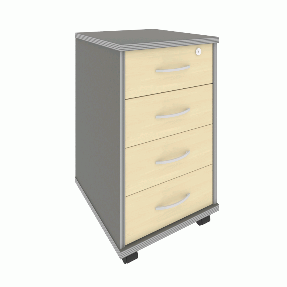 Тумба подкатная с фолдингом