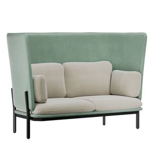 Диван двухместный с высокой спинкой