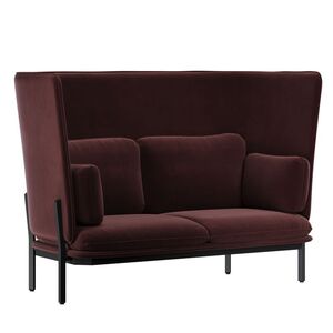 Диван двухместный с высокой спинкой