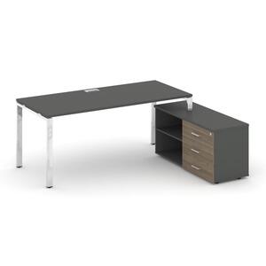 Style Project Direct Lux Стол письменный с греденцией правой