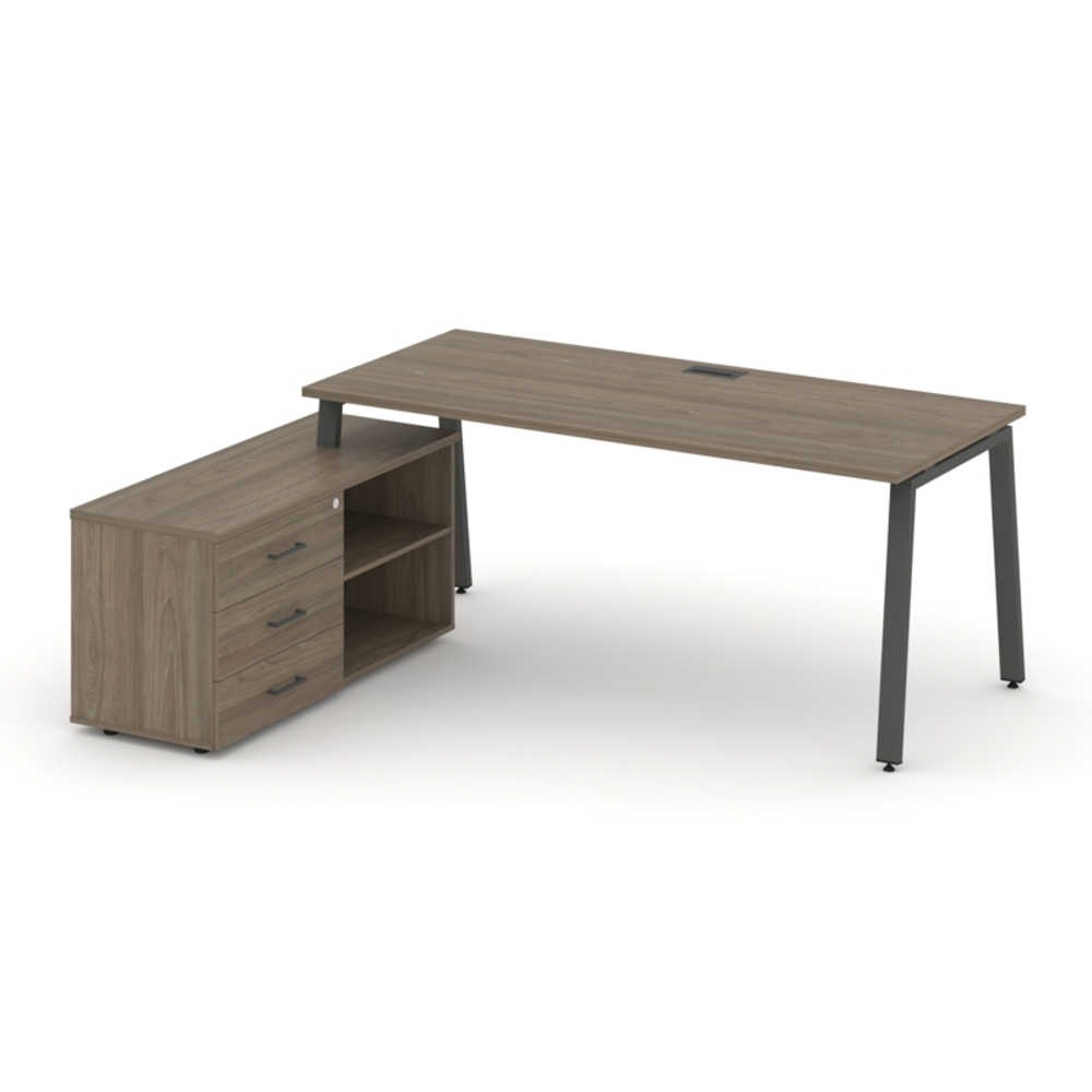 Style Project Direct Стол письменный с греденцией левой