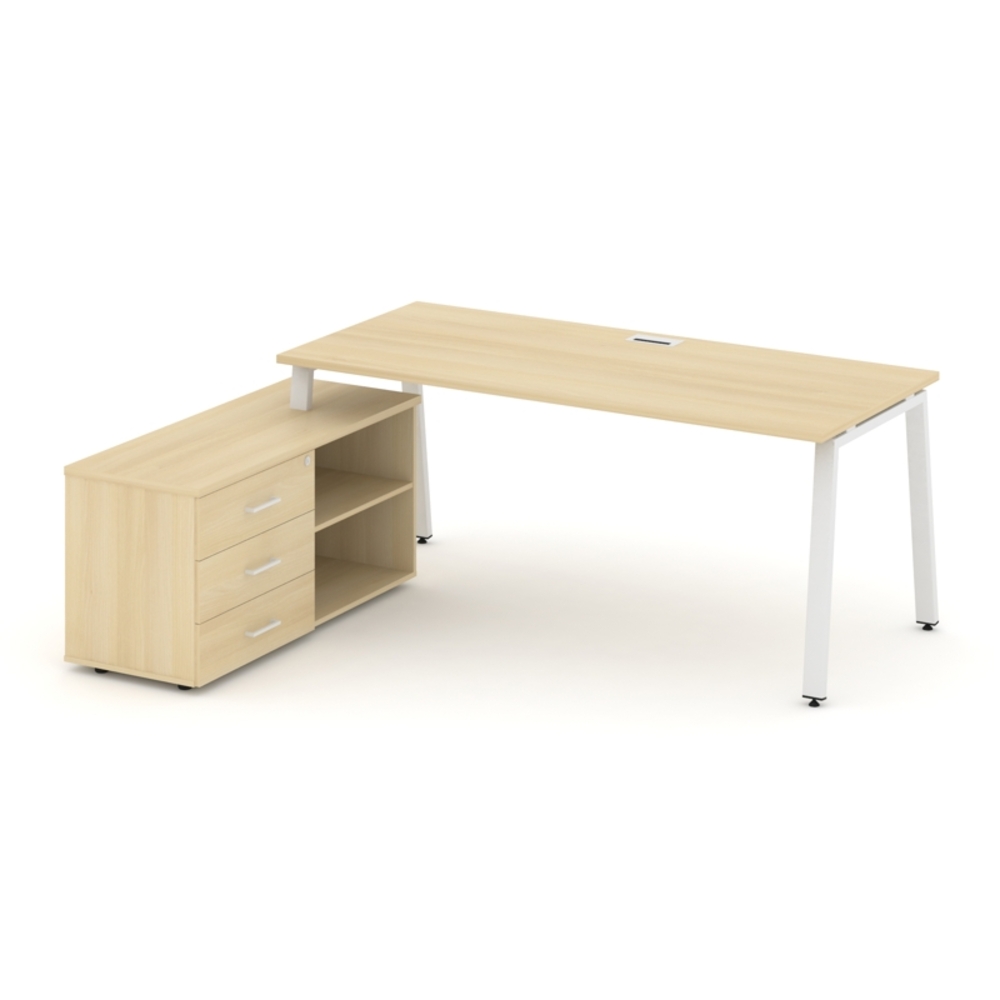 Style Project Direct Стол письменный с греденцией левой