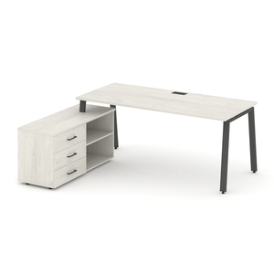 Style Project Direct Стол письменный с греденцией левой