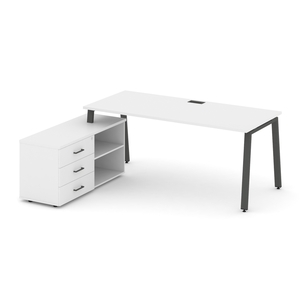 Style Project Direct Стол письменный с греденцией левой