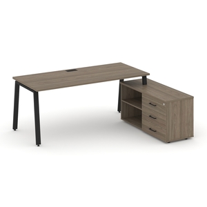 Style Project Direct Стол письменный с греденцией правой