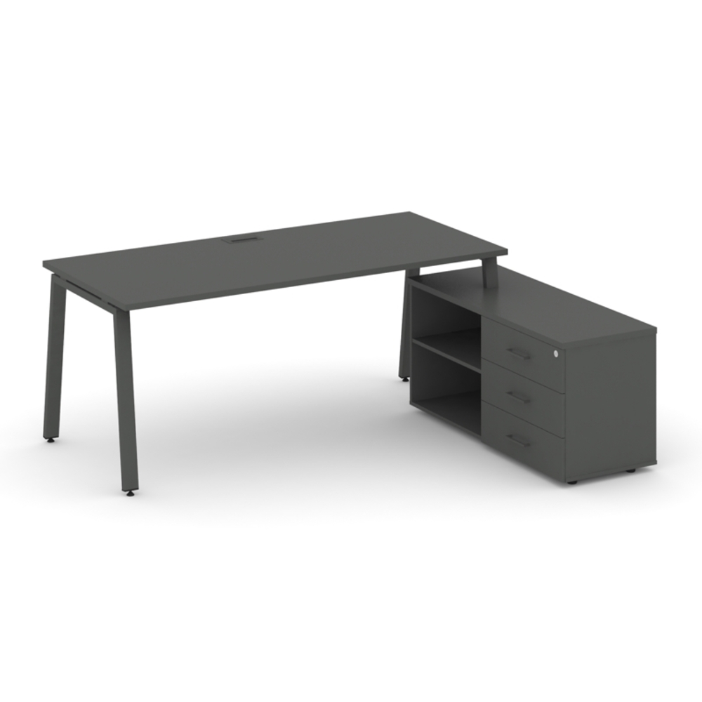 Style Project Direct Стол письменный с греденцией правой