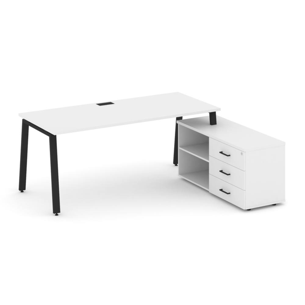 Style Project Direct Стол письменный с греденцией правой