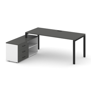 Style Project Direct Стол письменный с греденцией левой