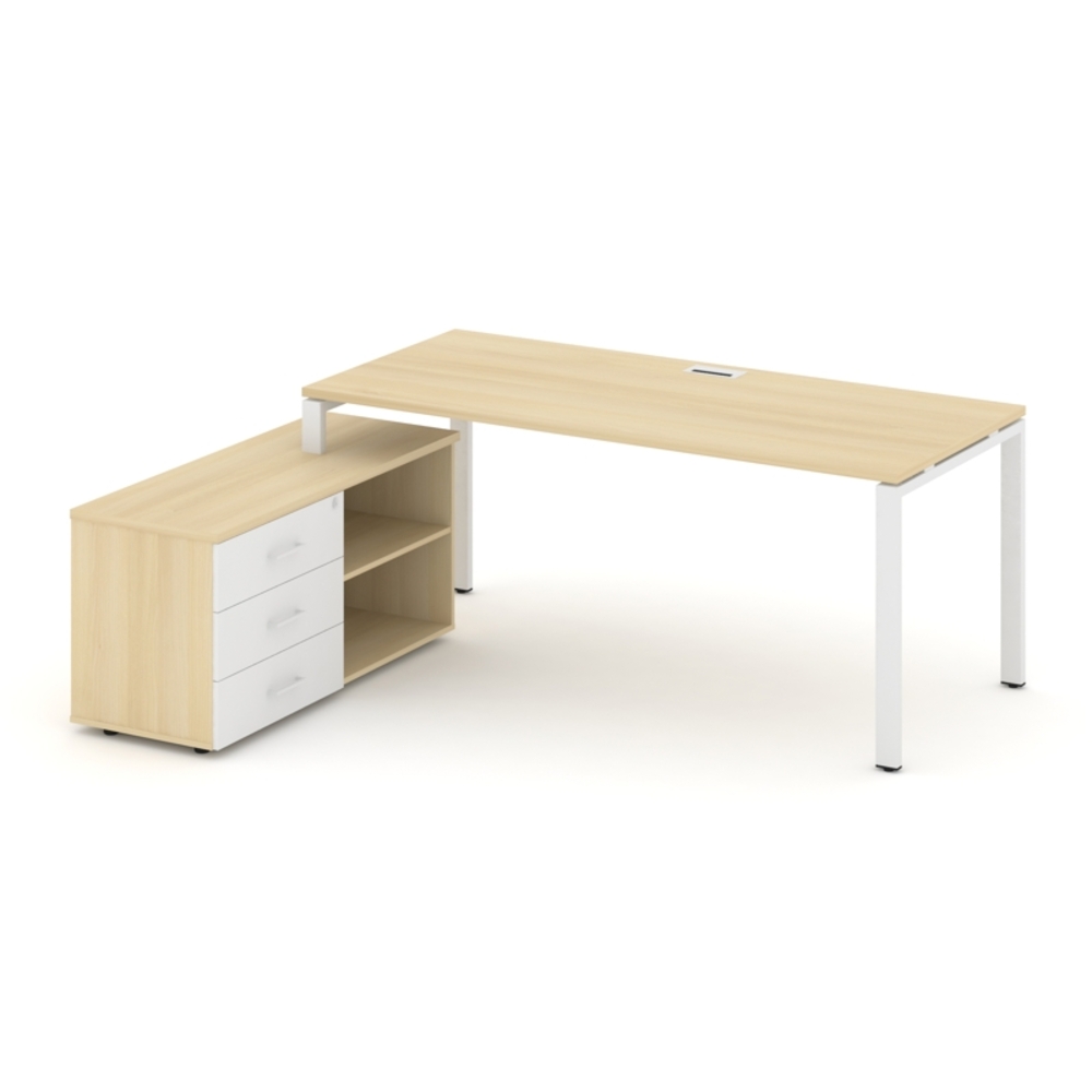 Style Project Direct Стол письменный с греденцией левой