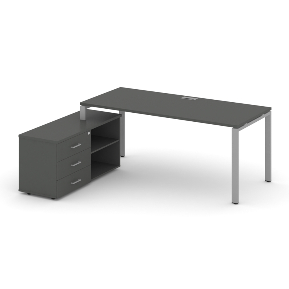 Style Project Direct Стол письменный с греденцией левой